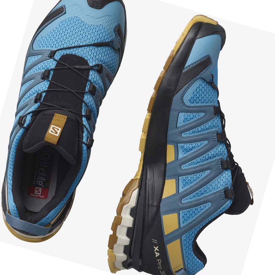 Salomon XA PRO 3D v8 Erkek Patika Koşu Ayakkabısı Mavi | TR 3527HAP